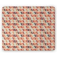 thumbnail image 1 of Colorful Mouse Pad, Retro Geometric Shaped Composition with Horizontal Zigzag Simple Maze Like Forms, Rectangle Non-Slip Rubber Mousepad, Multicolor, by Ambesonne, 1 of 2