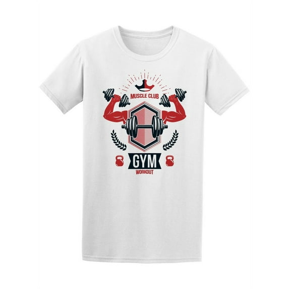 Colorful Muscle Club Gym Workout T-Shirt Men -Image by Shutterstock, Male 3X-Large
