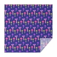 thumbnail image 1 of Colorful Mushroom Assortment Dark Blue Pattern Square Tablecloth,Waterproof Square Table Cover,Wipeable Spillproof Washable Table Cover for Home Kitchen Party Decor 60"x60"(152x152cm), 1 of 6