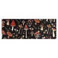 thumbnail image 1 of Colorful Mushroom Bird Black Pattern Kitchen Rug Mat,Kitchen Runner Rugs Non Skid Washable,Decorative Kitchen Floor Mats for Kitchen,Sink,Laundry,17"X47", 1 of 5
