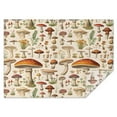thumbnail image 1 of Colorful Mushroom Botanical Beige Pattern Rectangle Tablecloth 60"x84",Waterproof Polyester Rectangle Table Cloth, Wipeable Spillproof Polyester Tablecloth for Dining, Camping, Indoor and Outdoor, 1 of 5