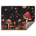 thumbnail image 1 of Colorful Mushroom Butterfly Dark Pattern Rectangle Tablecloth 60"x84",Waterproof Polyester Rectangle Table Cloth, Wipeable Spillproof Polyester Tablecloth for Dining, Camping, Indoor and Outdoor, 1 of 5