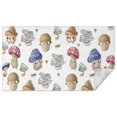 thumbnail image 1 of Colorful Mushroom Cartoon White Pattern Rectangle Tablecloth 60"x102",Waterproof Polyester Rectangle Table Cloth, Wipeable Spillproof Polyester Tablecloth for Dining, Camping, Indoor and Outdoor, 1 of 6