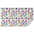 thumbnail image 1 of Colorful Mushroom Cartoon White Pattern Rectangle Tablecloth 60"x102",Waterproof Polyester Rectangle Table Cloth, Wipeable Spillproof Polyester Tablecloth for Dining, Camping, Indoor and Outdoor, 1 of 6