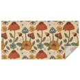 thumbnail image 1 of Colorful Mushroom Flower Light Pattern Rectangle Tablecloth 60"x120",Waterproof Polyester Rectangle Table Cloth, Wipeable Spillproof Polyester Tablecloth for Dining, Camping, Indoor and Outdoor, 1 of 6