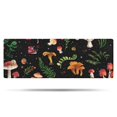 thumbnail image 1 of Colorful Mushroom Forest Black Pattern Bathroom Rugs Mat,Non Slip Microfiber Bathroom Rug,Rubber Backing,Soft Bathroom Mats for Bathroom Floor,Tub and Shower,47x17in(120x43cm), 1 of 5