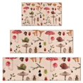 thumbnail image 1 of Colorful Mushroom Insect Light Pattern Kitchen Rugs Sets Of 3,Kitchen Runner Rugs Non Skid Washable,Decorative Kitchen Floor Mats for Kitchen,Sink,Laundry,17"x30"+ 17"x47" + 17"x59", 1 of 6