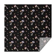 thumbnail image 1 of Colorful Mushroom Leaf Black Pattern Square Tablecloth,Waterproof Square Table Cover,Wipeable Spillproof Washable Table Cover for Home Kitchen Party Decor 60"x60"(152x152cm), 1 of 6