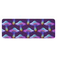 thumbnail image 1 of Colorful Mushroom Pattern Purple Pattern Kitchen Rug Mat,Kitchen Runner Rugs Non Skid Washable,Decorative Kitchen Floor Mats for Kitchen,Sink,Laundry,17"x47.2", 1 of 7
