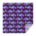 thumbnail image 1 of Colorful Mushroom Pattern Purple Pattern Square Tablecloth,Waterproof Square Table Cover,Wipeable Spillproof Washable Table Cover for Home Kitchen Party Decor 52"x52"(132x132cm), 1 of 1