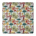 thumbnail image 1 of Colorful Mushroom Plant Light Blue Pattern Square Fitted Tablecloth with Elastic Edge,Square Table Cover,Washable Elastic Table Cover for Home Kitchen Party Decor 36"x36", 1 of 6