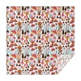 thumbnail image 1 of Colorful Mushroom Plant White Pattern Square Tablecloth,Waterproof Square Table Cover,Wipeable Spillproof Washable Table Cover for Home Kitchen Party Decor 42"X42"(107x107cm), 1 of 6