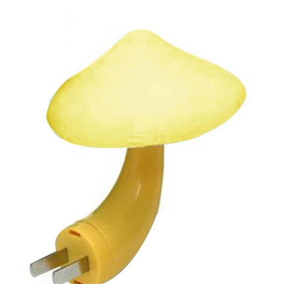 Colorful Mushroom Shape LED Night Light,Sensor-Controlled Sensing Energy-Saving Bedside Lamp Decor Light for Bedroom Gift(US Plug)