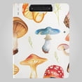 thumbnail image 1 of Colorful Mushrooms Foldable Binder Folder Clipboard with Pen Slot Double Clips A4 Size File Storage, 1 of 8