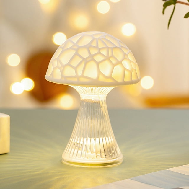 Colorful Mushrooms Lamp Healing Series LED Nightlight, dormitory bedroom bedhead light, cute decor, perfect birthday gift adding warm ambiance for home