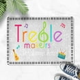 thumbnail image 1 of Colorful Music Note Doormat for Kids and Music Lovers, Fun Welcome Mat with Guitar, Drum, and Treble Clef, Classroom, Music Room, or Front Door Decor, 1 of 4