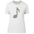 thumbnail image 1 of Colorful Musical Note, Doodle T-Shirt Women -Image by Shutterstock, Female Medium, 1 of 4