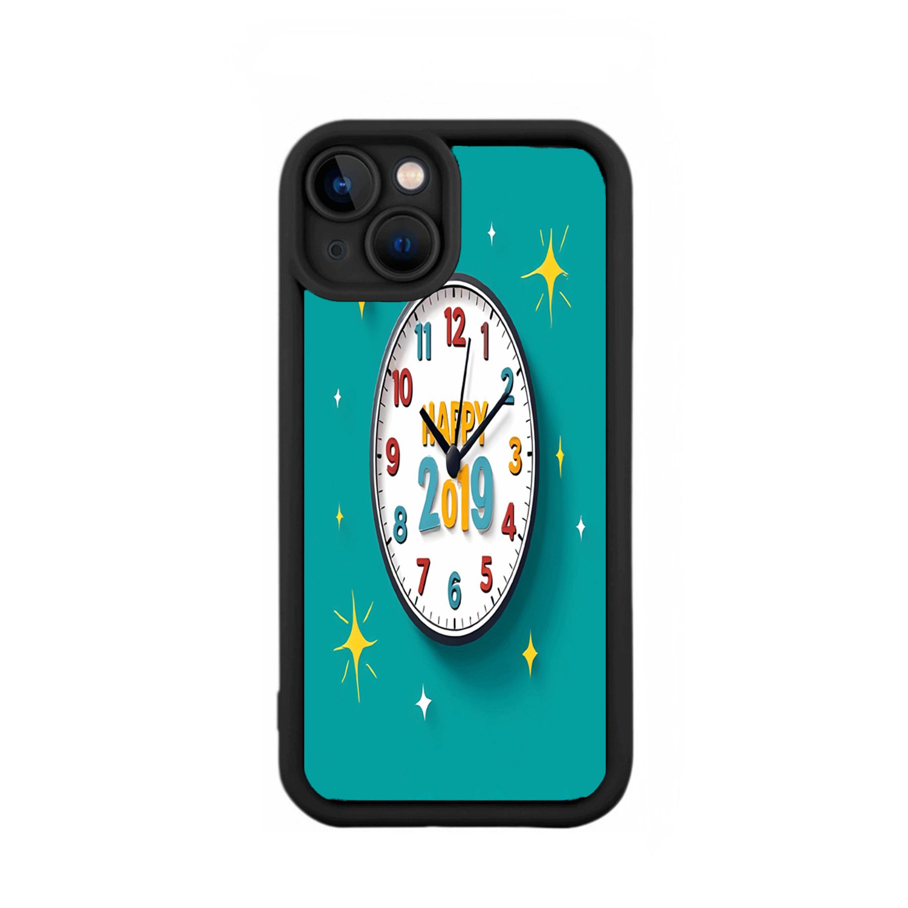 Colorful NAPPI 209 Clock Design Lightweight Yellowing Resistant Phone ...
