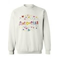 thumbnail image 1 of Colorful Name "antonella". Sweatshirt Women -Image by Shutterstock, Female 3X-Large, 1 of 4