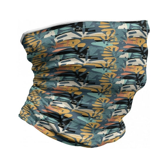 Colorful Neck Gaiter, Modern Abstract Art Theme, Unisex, Multicolor, by Ambesonne