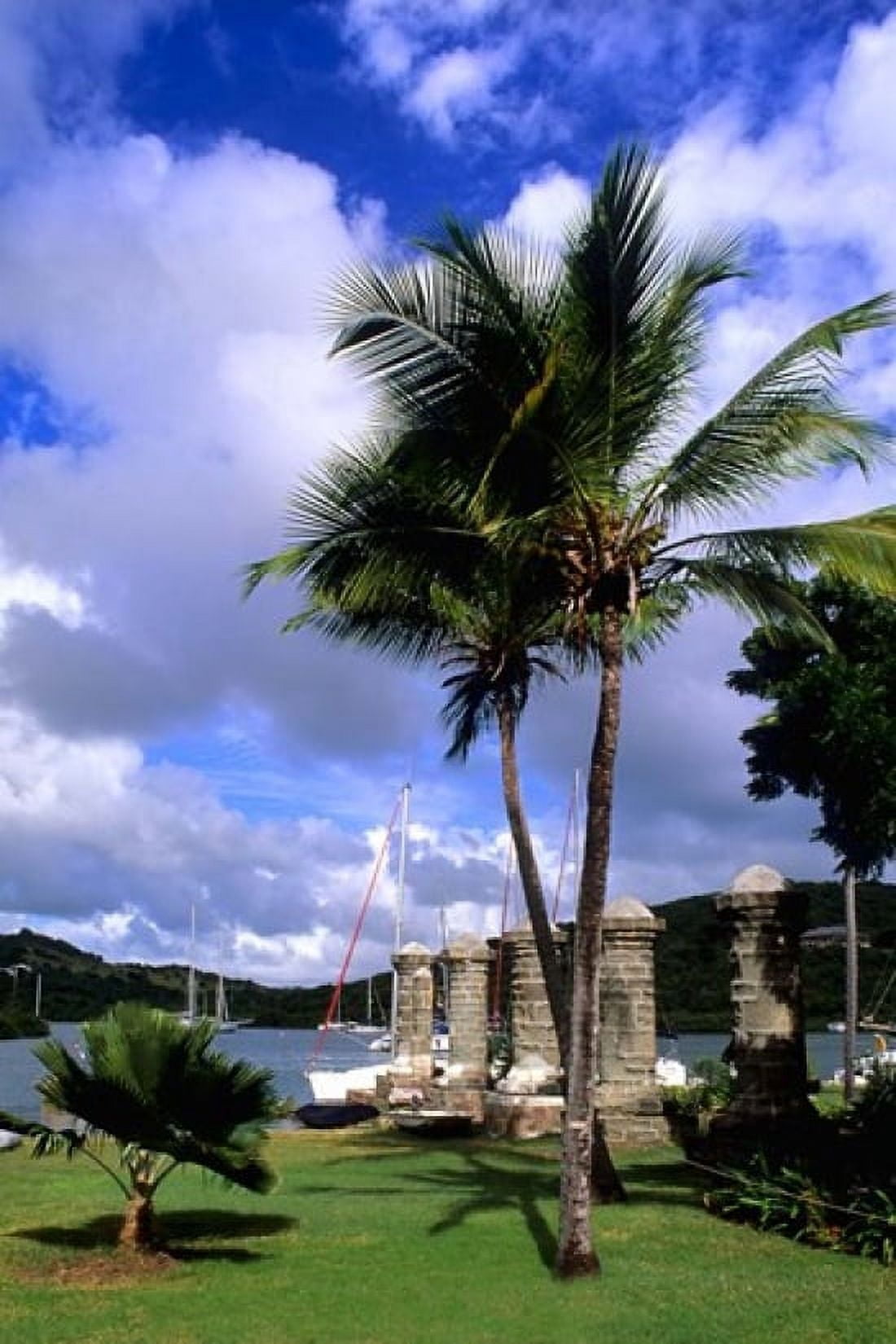 Colorful Nelsons Dockyard English Harbour Antigua Canvas Art - Bill Bachmann DanitaDelimont (19 x 28)
