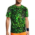 thumbnail image 1 of Colorful Neon Paint Running T-Shirt Summer Abstract Graffiti Fun T Shirts Fashion Tee Shi, 1 of 5