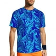 thumbnail image 1 of Colorful Neon Paint Running T-Shirt Summer Abstract Graffiti Fun T Shirts Fashion Tee Shi, 1 of 5