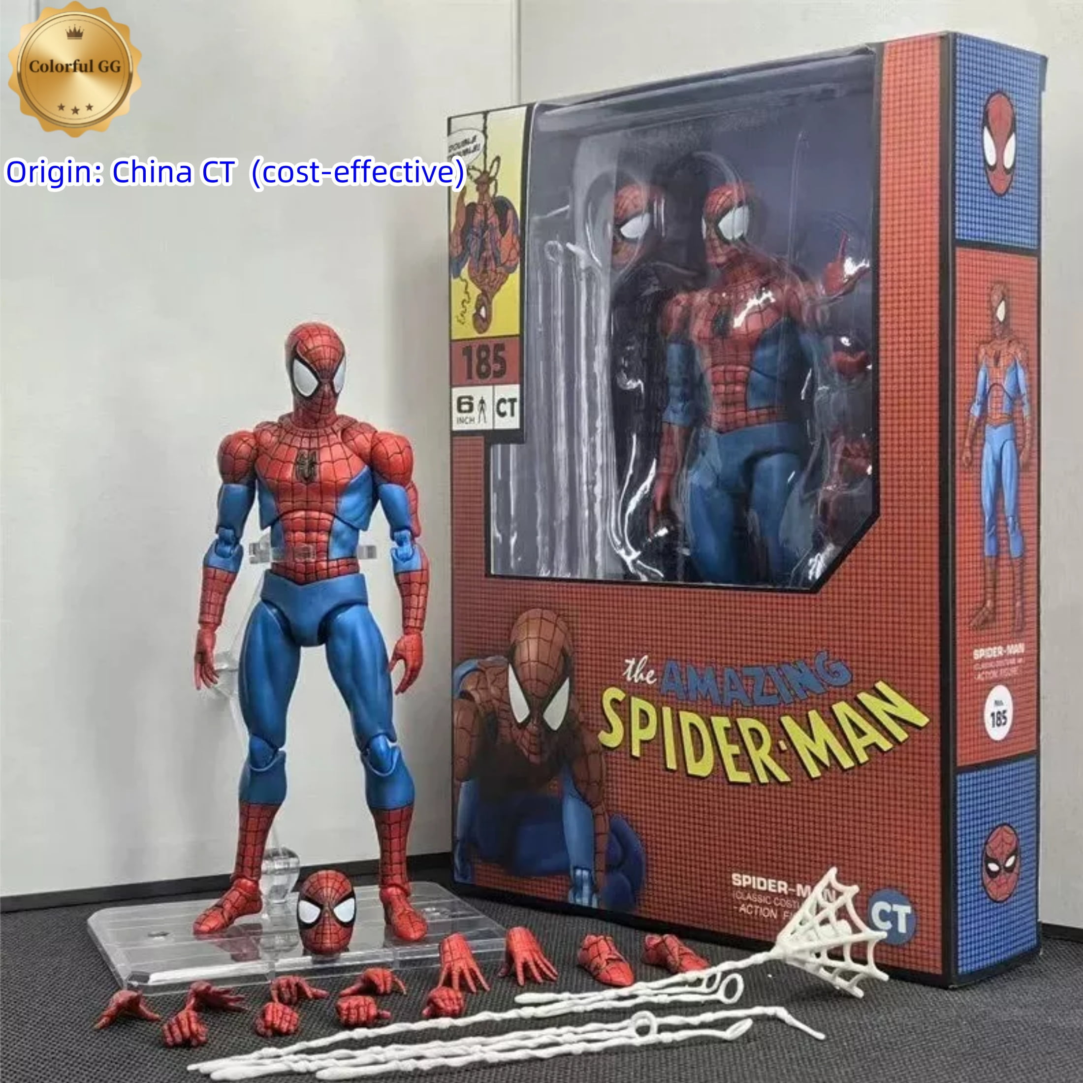 アメコミ MAFEX 185 SPIDER MAN CLASSIC COSTUME Ver Mafex Amazing Spider-Man (Classic Costume Ver.) No. 185
