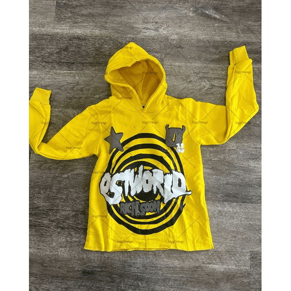 Colorful New Letter Printed Oversized Hoodie Men American Streetwear Retro Trendy Brand Fashion Loose Pullover Sweatshirt Women