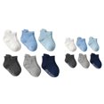 thumbnail image 1 of Colorful Non- Knitted Ankle Socks for Toddlers, Soft Baby Socks with Non-Skid Soles for 0-12 Months Boys Girls, 1 of 2
