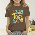 thumbnail image 1 of Colorful Number Day Celebrate Maths Day Calculator Kids Costume Shirt Kids Gift T-Shirt Math Lover Cartoon Print for Boys and Girls 3 14 Years, 1 of 6