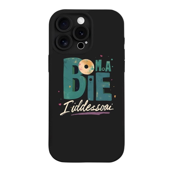 Colorful OMA BIE I ' DDESSOAI Design iPhone 15 Pro Case - Lightweight Yellowing Resistant Donut & Heart Pattern 3 Camera Lens Compatible