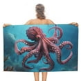 thumbnail image 1 of Colorful Octopus Oversized -Washed Lightweight Quick Dry Beach Towels - 32"x63", 1 of 7
