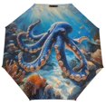 thumbnail image 1 of Colorful Octopus Rain Umbrella Sun Protection Sun Umbrella Parasol Folding Umbrella Black Glue, 1 of 9