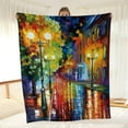 thumbnail image 1 of Colorful Oil Painting Blanket Art Gifts for Dad Husband Mom Wife for Birthday Father''s Mother''s Day Women Men Boys Girls Presents Art Room Decor Soft Cozy Throw 50"x60", 1 of 6