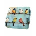 thumbnail image 1 of Colorful Oil Painting Sofa Couch Cushion Covers Washable, Removable Stretchable Sectional Couch Covers, Vintage Spring Birds Animals Slipcovers for L & T Shape Sofa Furniture Protector S Size 1 pc, 1 of 7