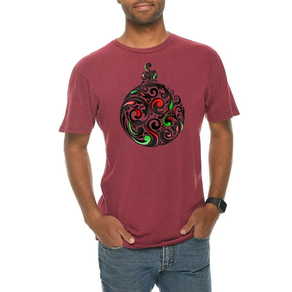 Colorful Ornament Unisex Lane Seven Ring Spun Cotton Vintage Short Sleeve Crewneck Tee Shirt - Vintage Brick 2XL