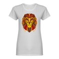 thumbnail image 1 of Colorful Ornamental Lion Shaped T-Shirt Women -Image by Shutterstock, Female Medium, 1 of 2