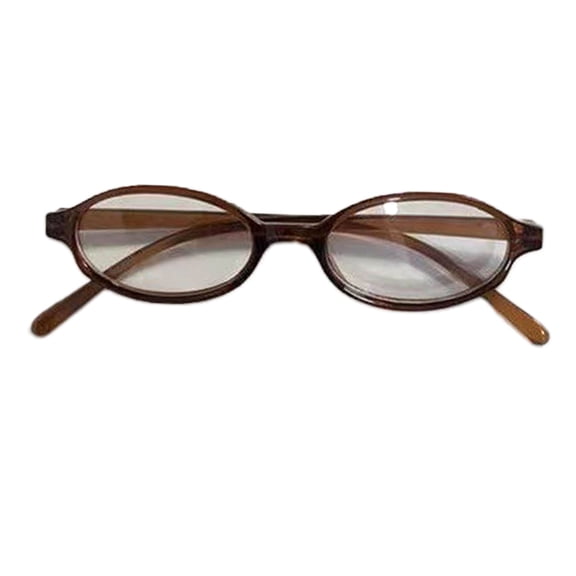 Colorful Oval Frame Glasses Teens Christmas Taking Photo Glasses Seaside Party Small Frame Color Lens Glasses