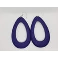 thumbnail image 1 of Colorful Oval Wooden Earrings, 1 of 1