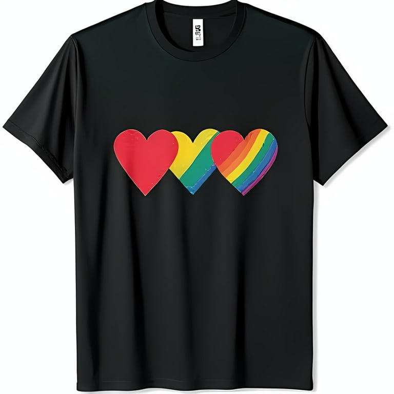 Womens black shirt with hearts shop