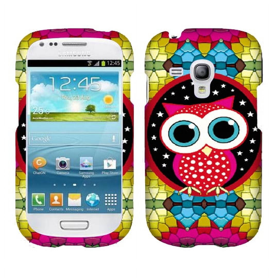 Colorful Owl Case for Samsung Galaxy S3 Mini Design Cover