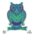 thumbnail image 1 of Colorful Owl Tagle Art Design - 8" Vinyl Sticker - For Car Laptop I-Pad - Waterproof Decal, 1 of 1