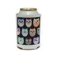 thumbnail image 1 of Colorful Owls - Cute Owl Pattern Can Cooler Drink Insulator Beverage Insulated Holder, 1 of 1