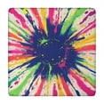 thumbnail image 1 of Colorful Paint Burst Pattern Square Fitted Tablecloth with Elastic Edge,Square Table Cover,Washable Elastic Table Cover for Home Kitchen Party Decor 34"x34", 1 of 6