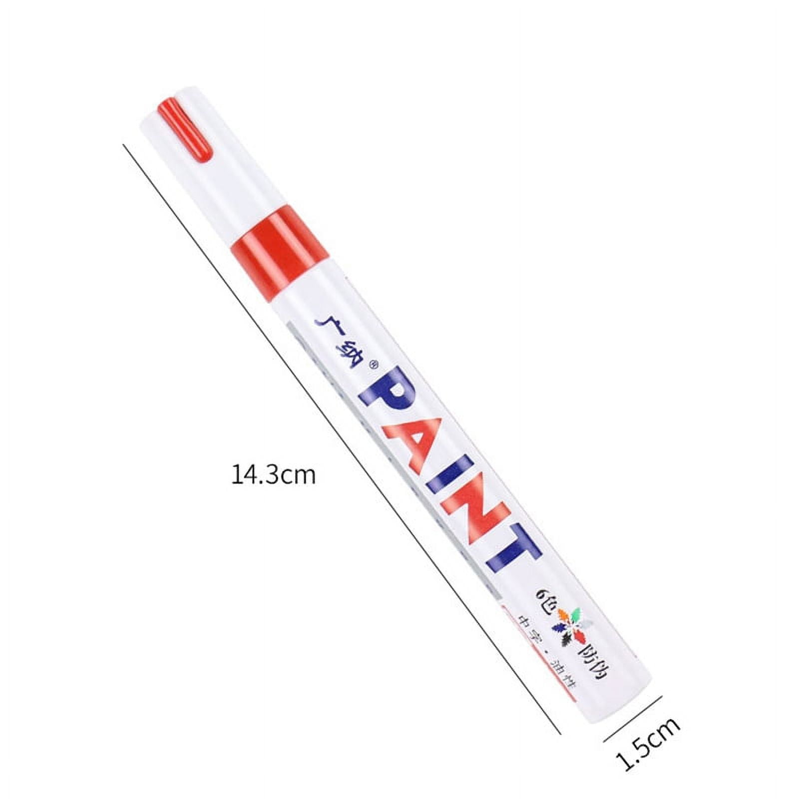 Colorful Paint Marker 12Pack Waterbased Paint Pen Soft Tip Brush