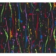 thumbnail image 1 of Colorful Paint Splat Lines Cotton Fabric, 1 of 1