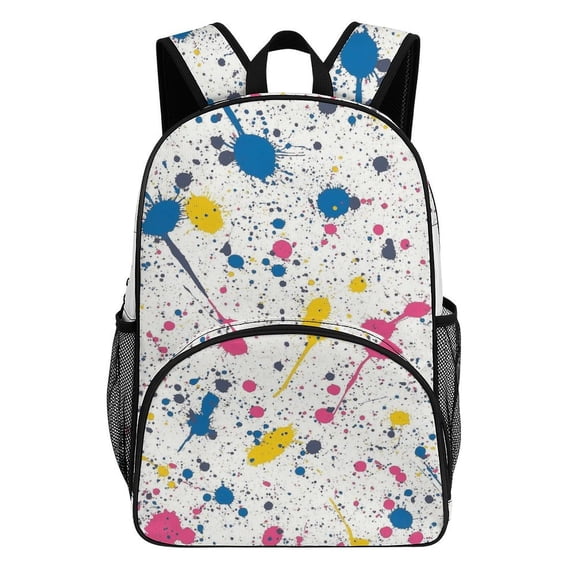 Colorful Paint Splatter Pattern Background Backpacks for Backpack for Bookbag