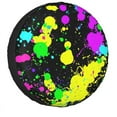 Colorful Paint Splatter Tire Cover 4WD 4x4 SUV Spare Wheel Protector