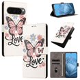 thumbnail image 1 of Colorful Painted Wallet Phone Case for Google Pixel 9 Pro XL / Pixel 10 Pro XL 6.8" , PU Leather Flip Folio Cover With Card Slots, Magnetic Closure, Kickstand, Shockproof Protective Phone Case, 1 of 10